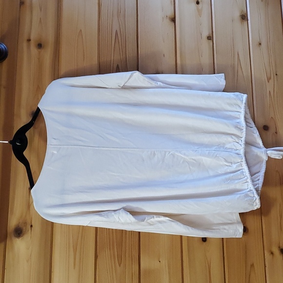 Draped neck maternity top - Picture 2 of 6